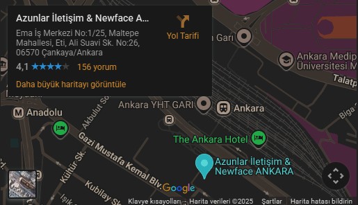 Azunlar İletişim Konumu