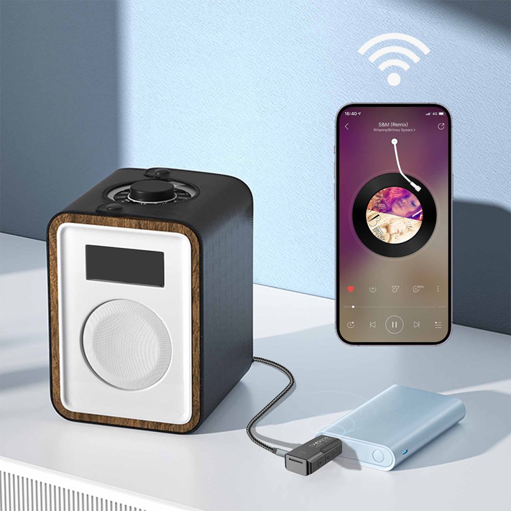 Earldom BR17 BT 5.3 SD Kart ve Aux Çıkışlı Arama Destekli Dijital Ekranlı 2in1 USB FM Transmitter - Siyah