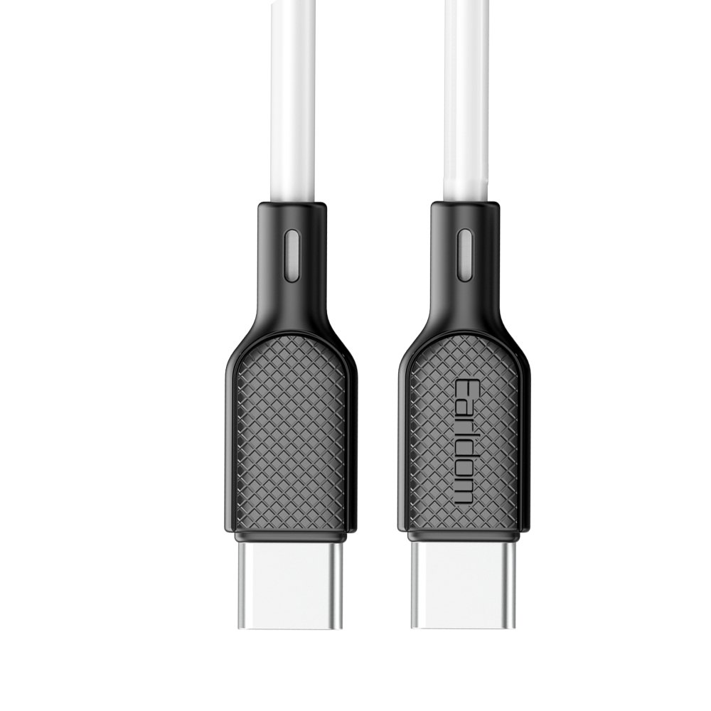 Earldom EC-153C 1M 3A Type-C to Type-C PD Hızlı Şarj Kablosu - Beyaz
