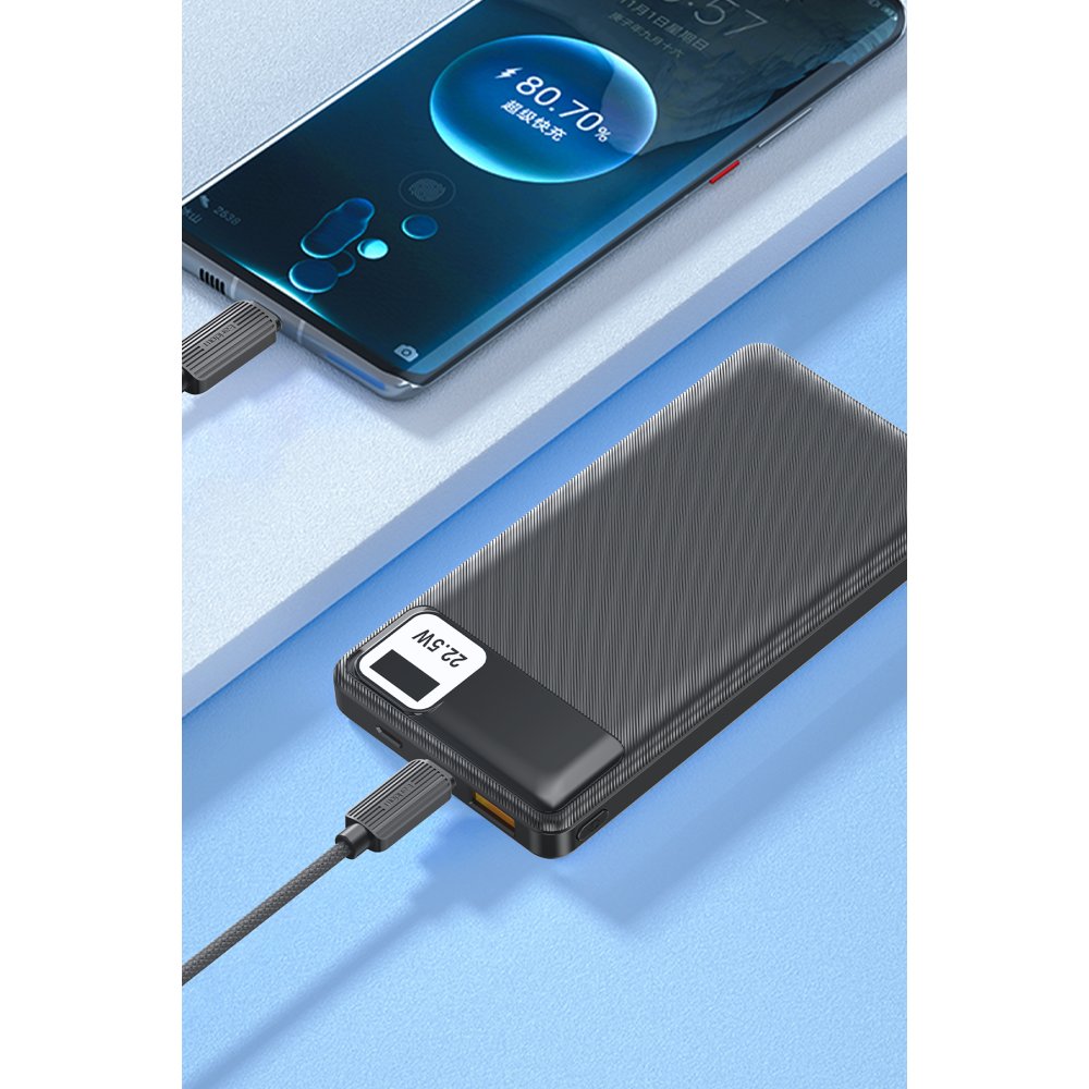 Earldom EC-188CC 1M 60W Hasırlı Type-C to Type-C PD Hızlı Şarj Kablosu - Siyah