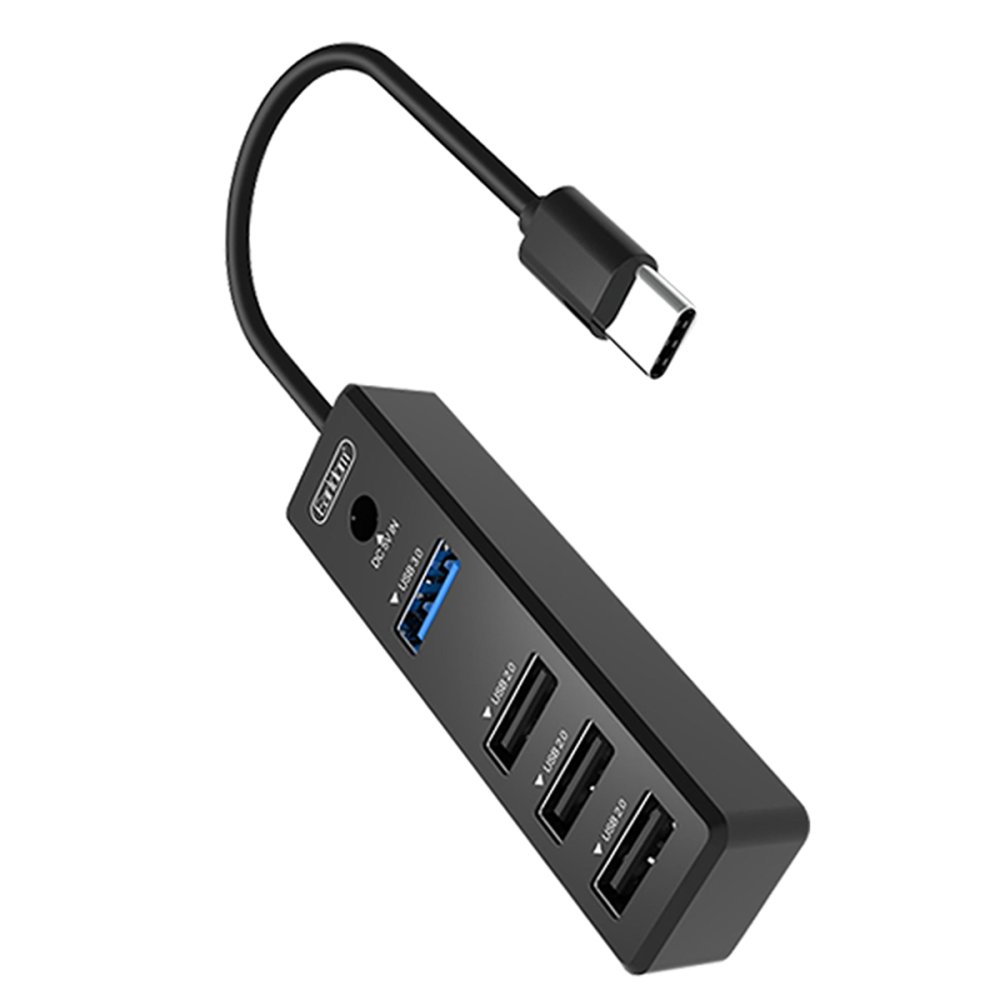 Earldom HUB08 Tak Çalıştır 3 Adet Usb 2.0 ve 1 Adet Usb 3.0 Çıkışlı Usb Çoklayıcı - Siyah