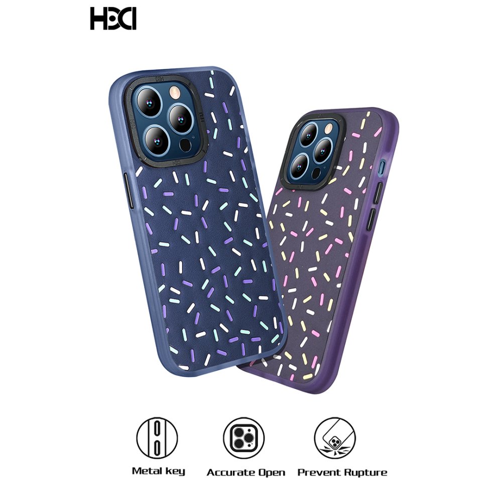 HDD iPhone 14 Pro Max Kılıf HBC-222 Bern Kapak - Gri