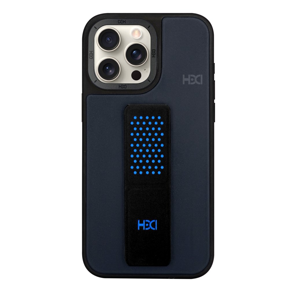 HDD iPhone 15 Pro HBC-239 Colombo Standlı Kapak - Siyah