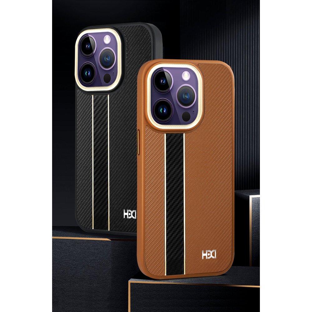 HDD iPhone 15 Pro Kılıf HBC-163 Times Kapak - Koyu Yeşil