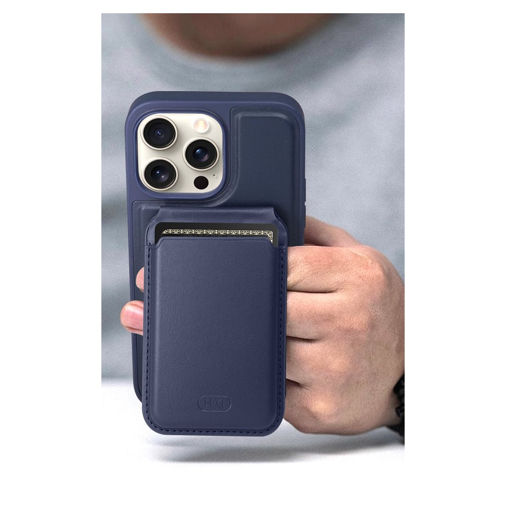 HDD iPhone 15 Pro Max HBC-247 Atina Kartvizitli Kapak - Koyu Yeşil