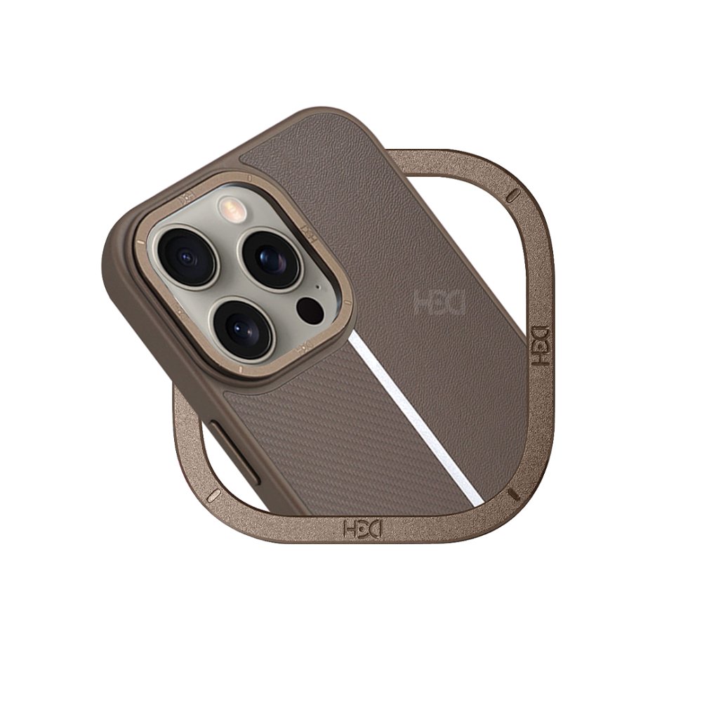 HDD iPhone 15 Pro Max Kılıf HBC-155 Lizbon Kapak - Gri