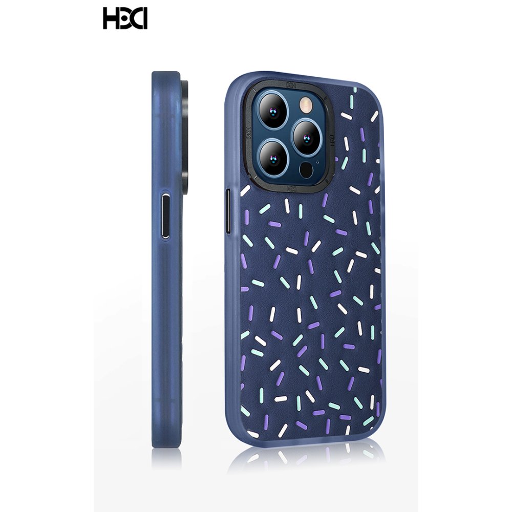HDD iPhone 15 Pro Max Kılıf HBC-222 Bern Kapak - Derin Mor