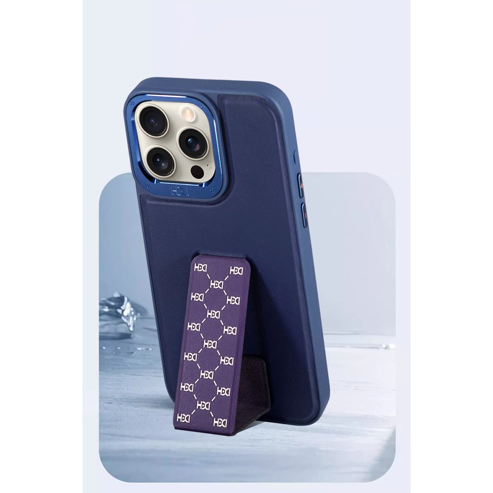 HDD iPhone 16 Pro HBC-265 Madrid Magsafe Standlı Kapak - Kahverengi