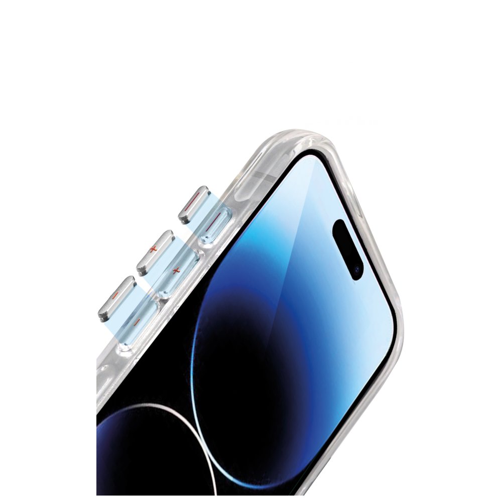 HDD iPhone 16 Pro Max HBC-274 PC 2.0 Şeffaf Magsafe Kapak - Şeffaf