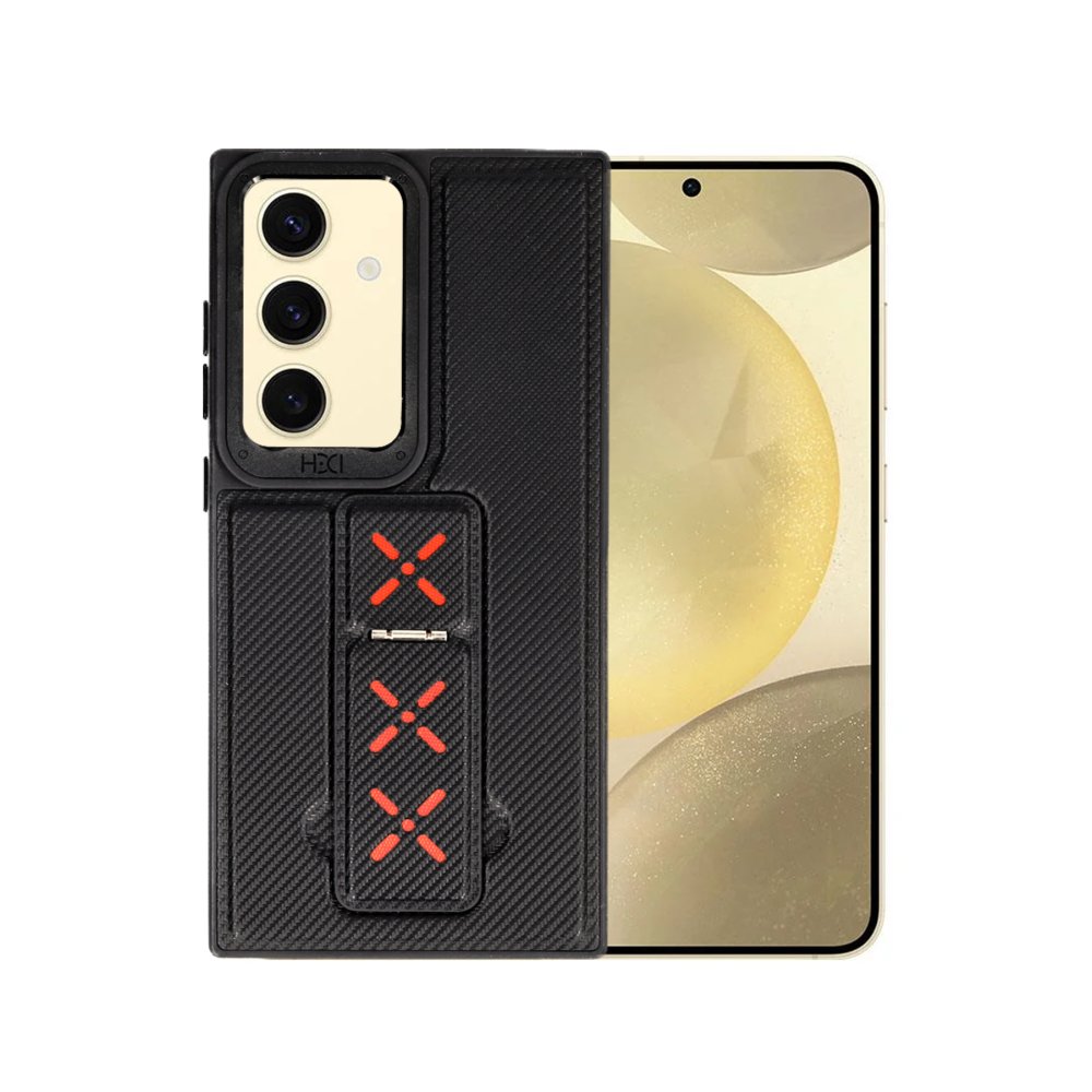 HDD Samsung Galaxy S24 HBC-248 Lima Standlı Kapak - Siyah