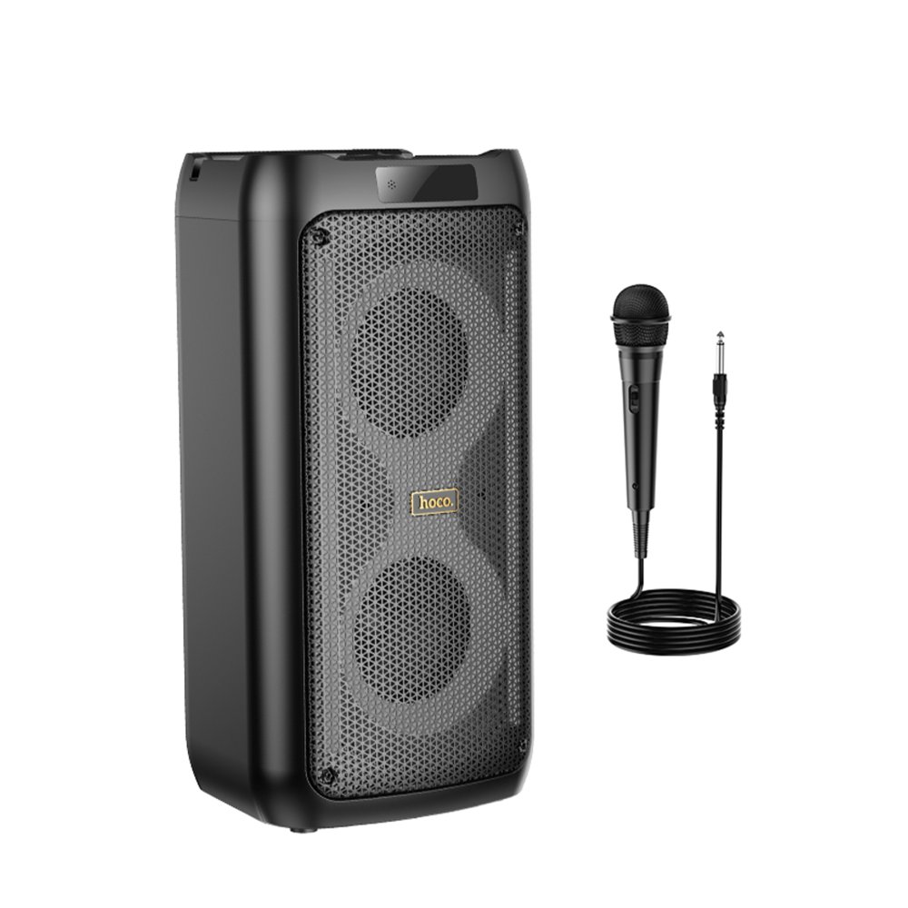 Hoco HA6 Danny Mikrofonlu Bluetooth Kablosuz Hoparlör - Siyah
