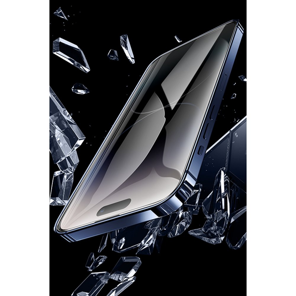 Hoco iPhone 13 Pro 9D Dustproof Hayalet Cam Ekran Koruyucu - Siyah