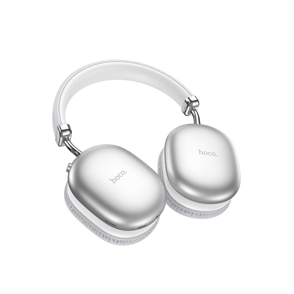 Hoco W35 Max Joy Aux Destekli Bluetooth Kablosuz Kulaklık - Gümüş