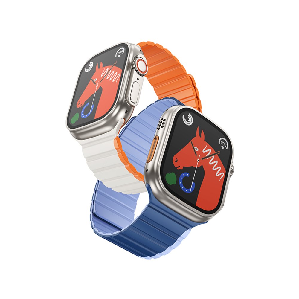 Hoco Watch 38mm AS102 Silikon Kordon - Yıldız Işığı-Turuncu