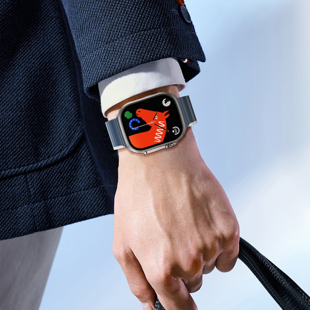 Hoco Watch 40mm AS102 Silikon Kordon - Yıldız Işığı-Turuncu
