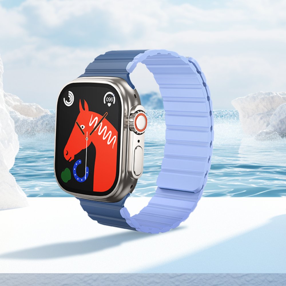 Hoco Watch 40mm AS102 Silikon Kordon - Yıldız Işığı-Turuncu
