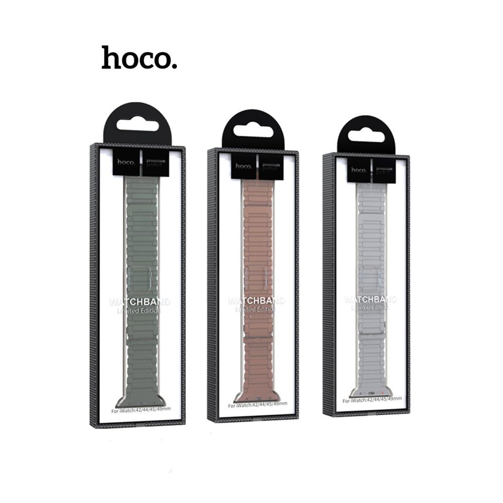 Hoco Watch 42mm WA06 Kordon - Yıldız Işığı-Turuncu