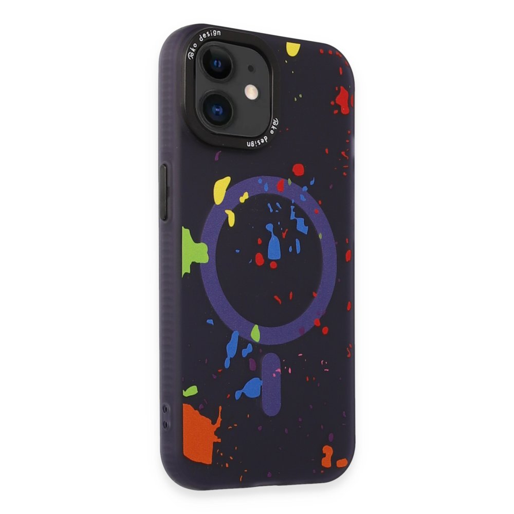 Joko iPhone 11 Colorful Magsafe Kapak - Derin Mor