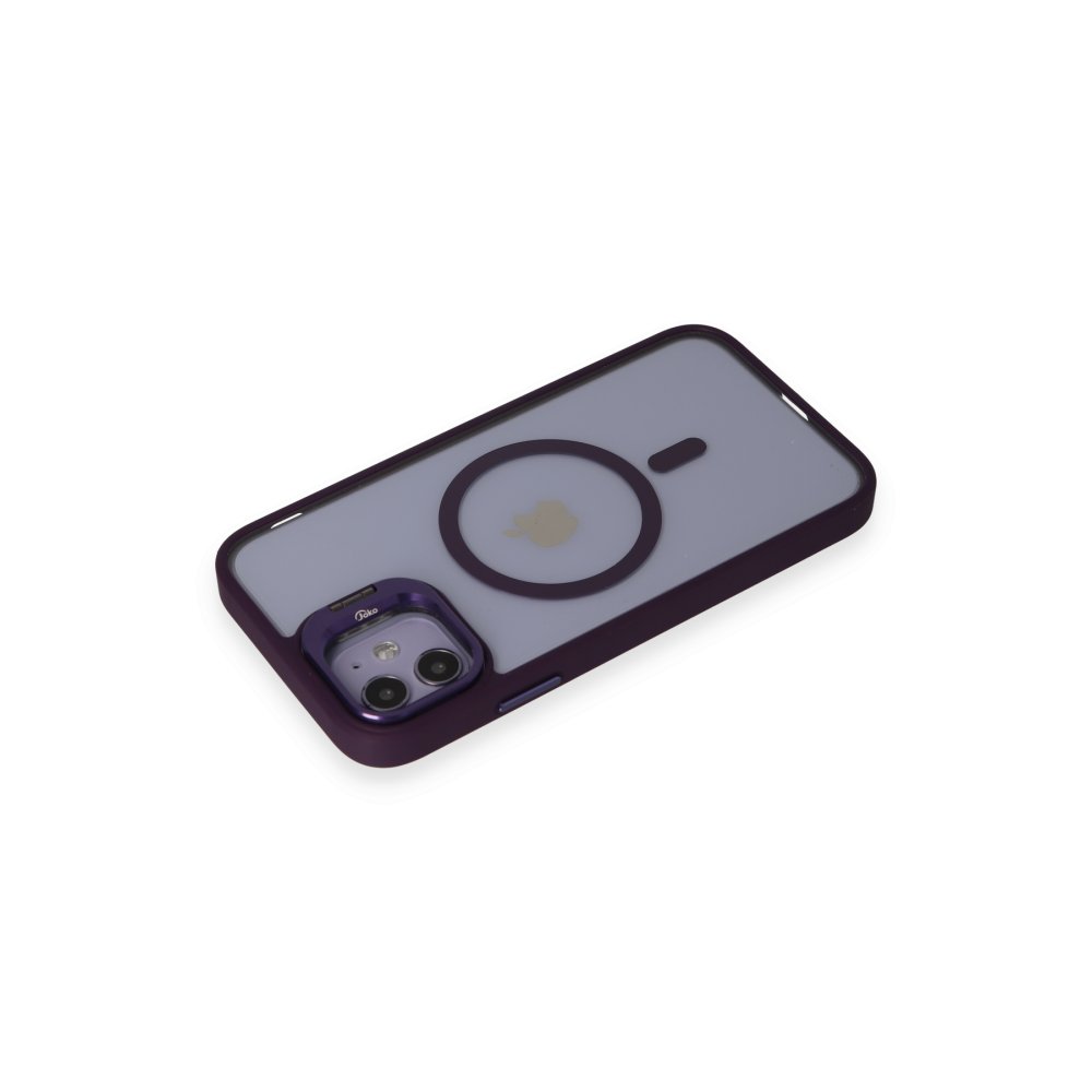 Joko iPhone 11 Kılıf Roblox Lens Magsafe Standlı Kapak - Derin Mor