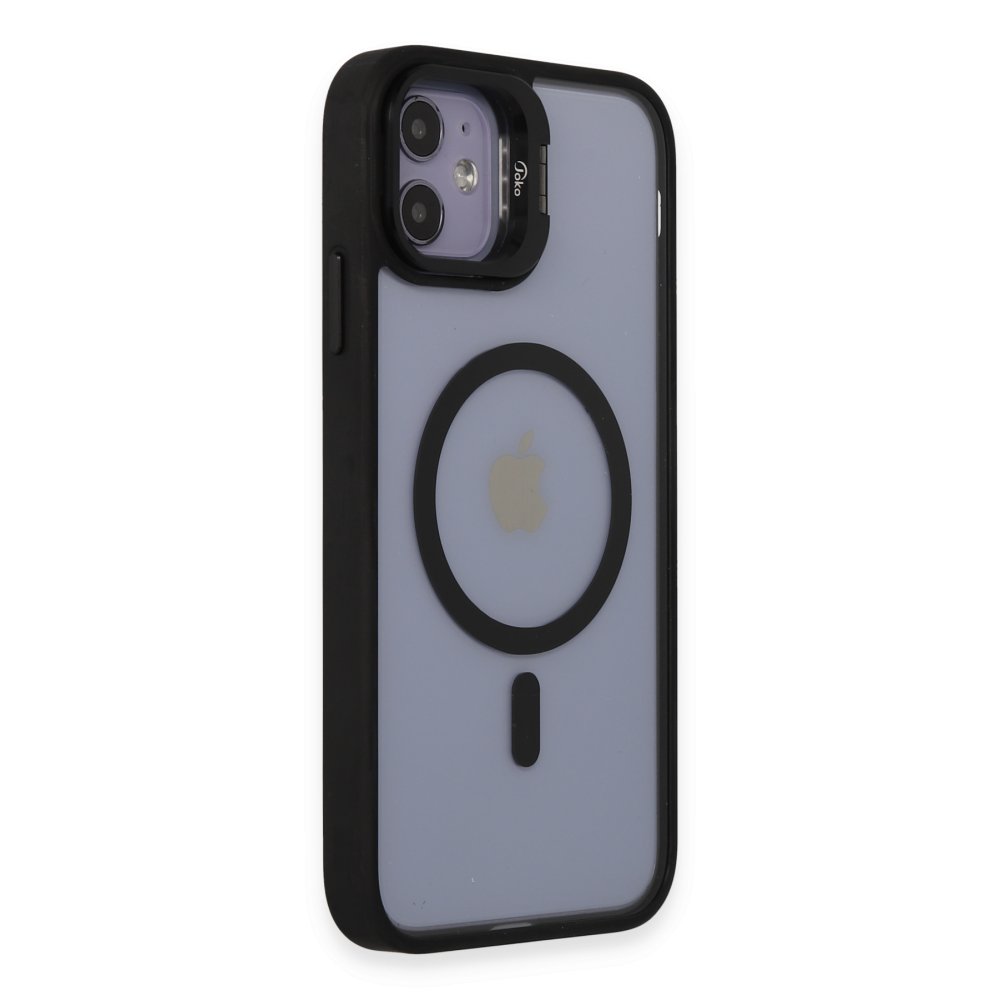 Joko iPhone 11 Kılıf Roblox Lens Magsafe Standlı Kapak - Siyah
