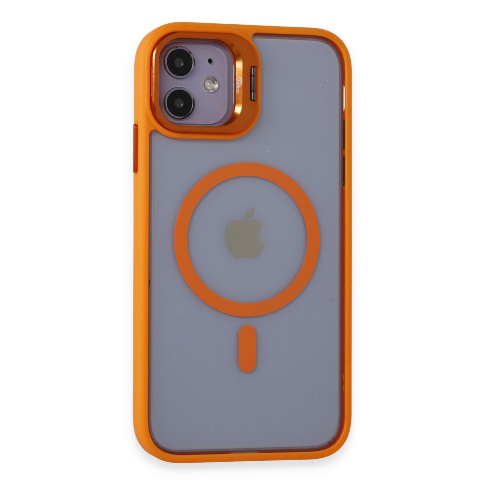 Joko iPhone 11 Kılıf Roblox Lens Magsafe Standlı Kapak - Turuncu