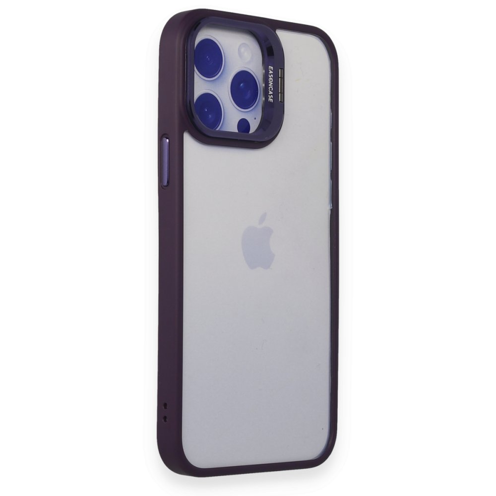 Joko iPhone 13 Pro Max Kılıf Roblox Lens Standlı Kapak - Derin Mor