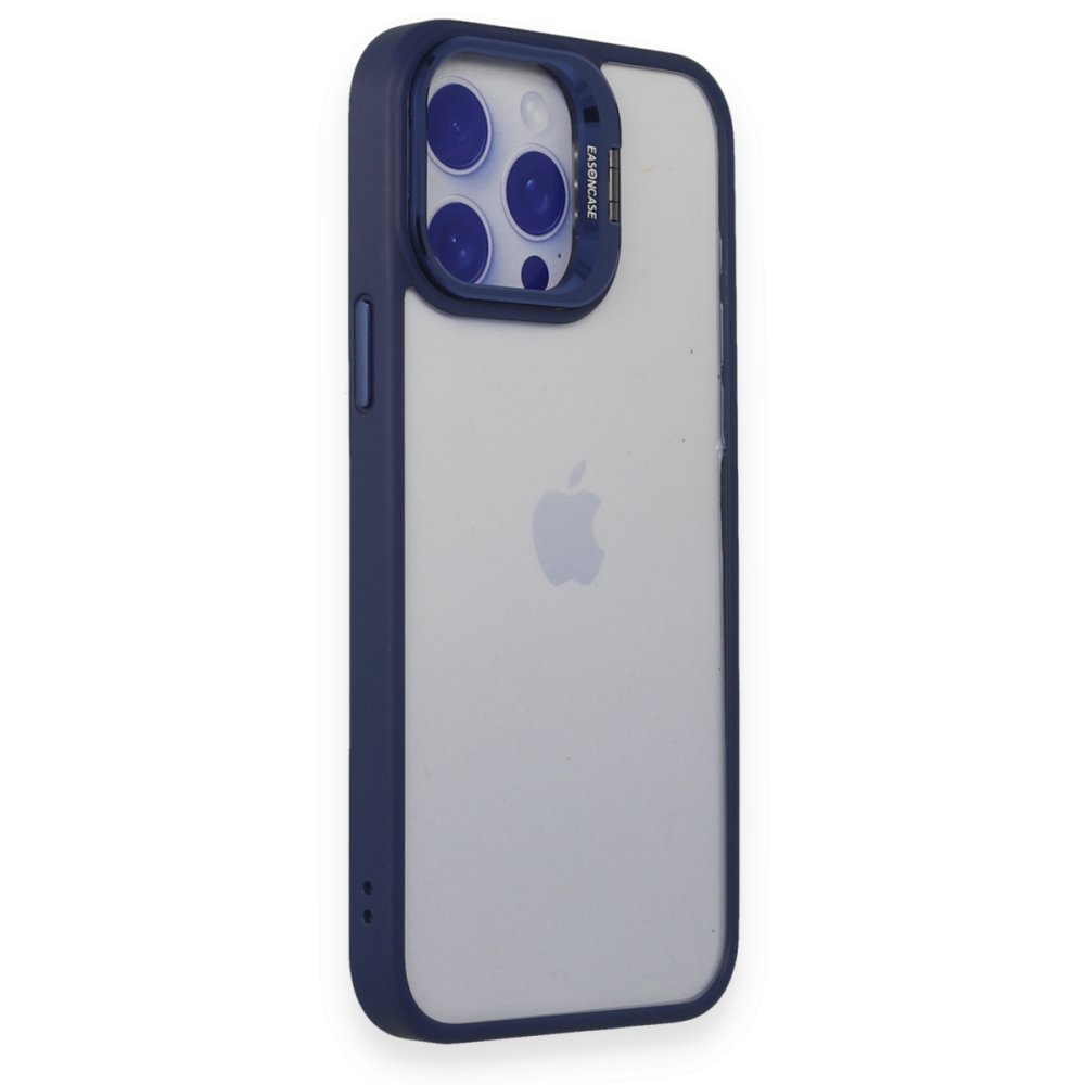 Joko iPhone 13 Pro Max Kılıf Roblox Lens Standlı Kapak - Lacivert