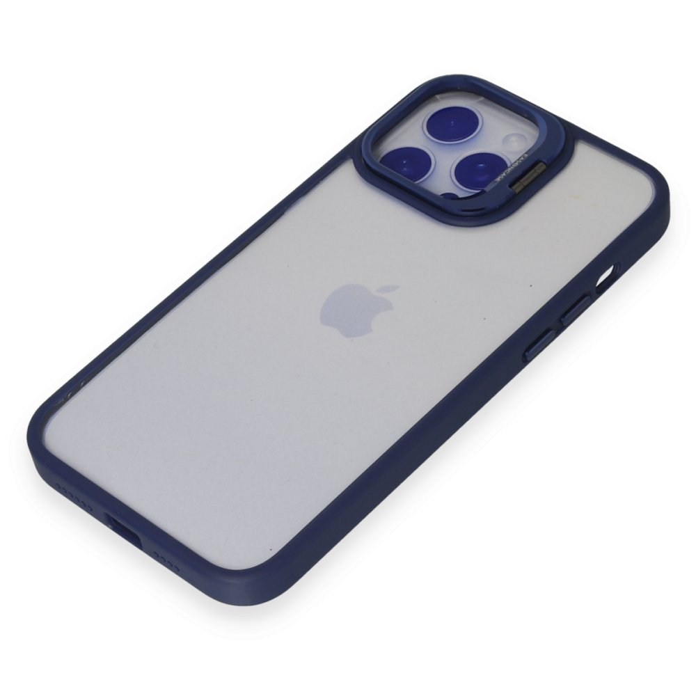 Joko iPhone 13 Pro Max Kılıf Roblox Lens Standlı Kapak - Lacivert