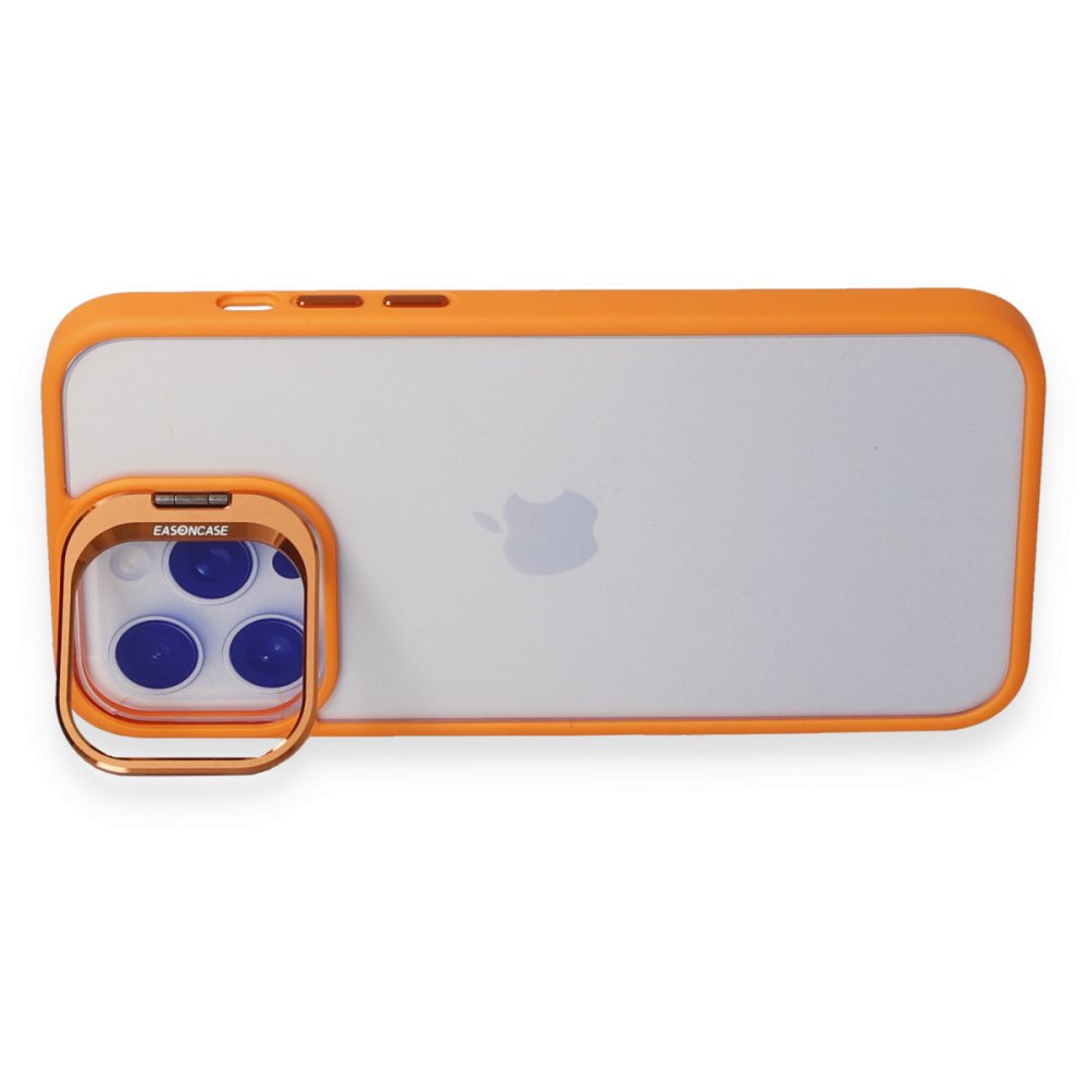 Joko iPhone 13 Pro Max Kılıf Roblox Lens Standlı Kapak - Turuncu