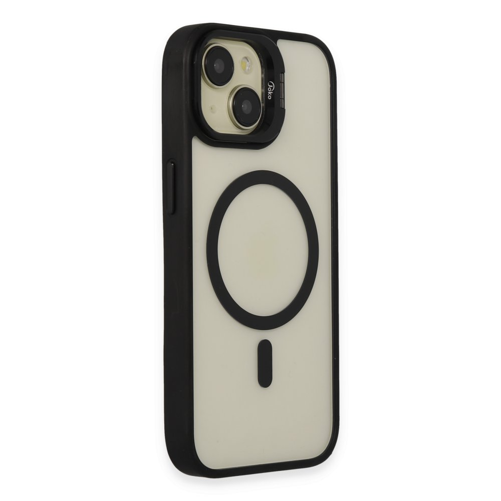 Joko iPhone 14 Kılıf Roblox Lens Magsafe Standlı Kapak - Siyah