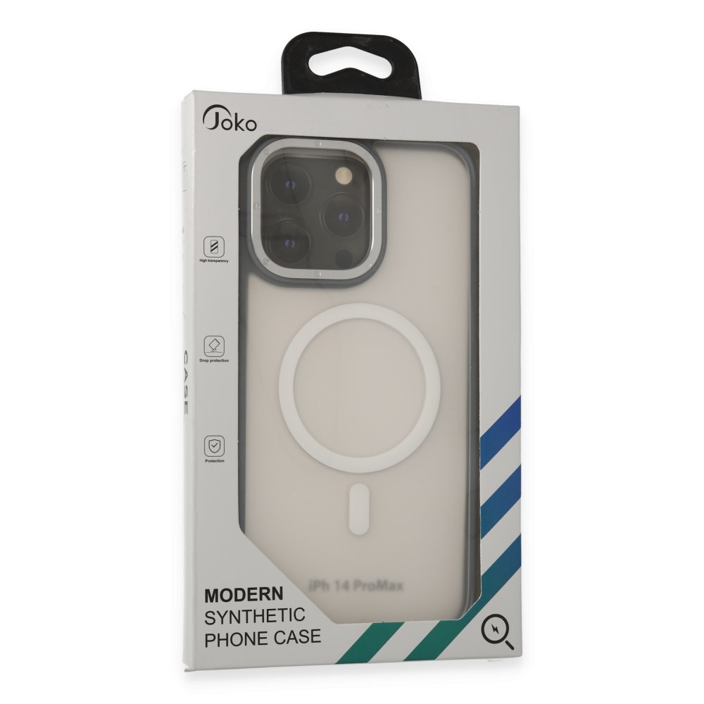 Joko iPhone 14 Pro Max Kılıf Rocky Magsafe Kapak - Derin Mor