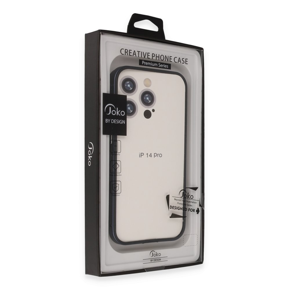 Joko iPhone 14 Pro Max Land Bumper Koruma Kapak - Siyah