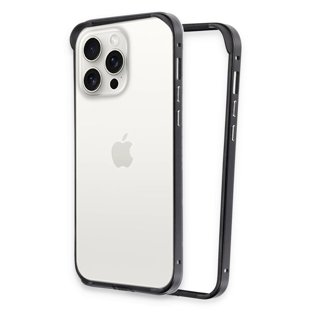 Joko iPhone 14 Pro Max Land Bumper Koruma Kapak - Siyah
