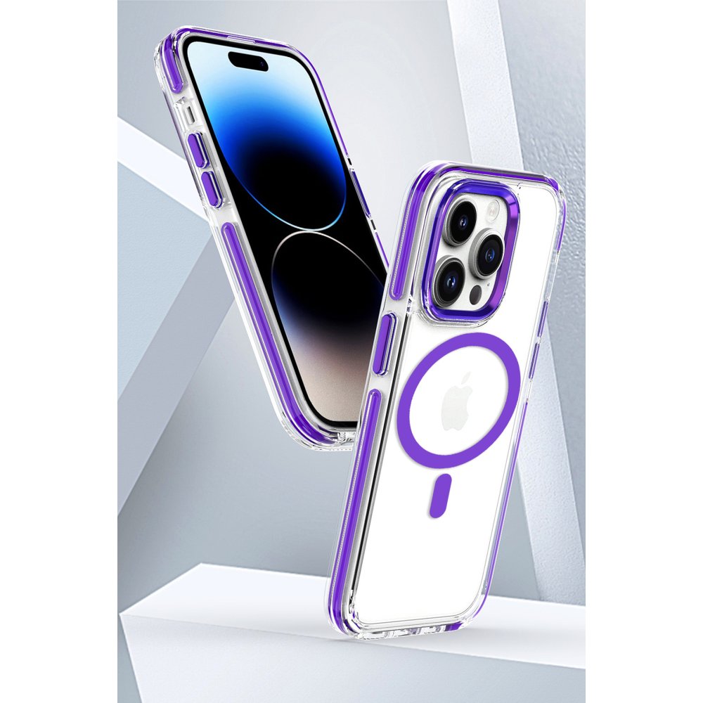 Joko iPhone 15 Bella Magsafe Kapak - Derin Mor