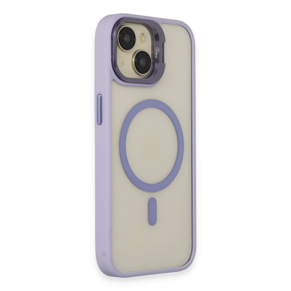 Joko iPhone 15 Kılıf Roblox Lens Magsafe Standlı Kapak - Lila