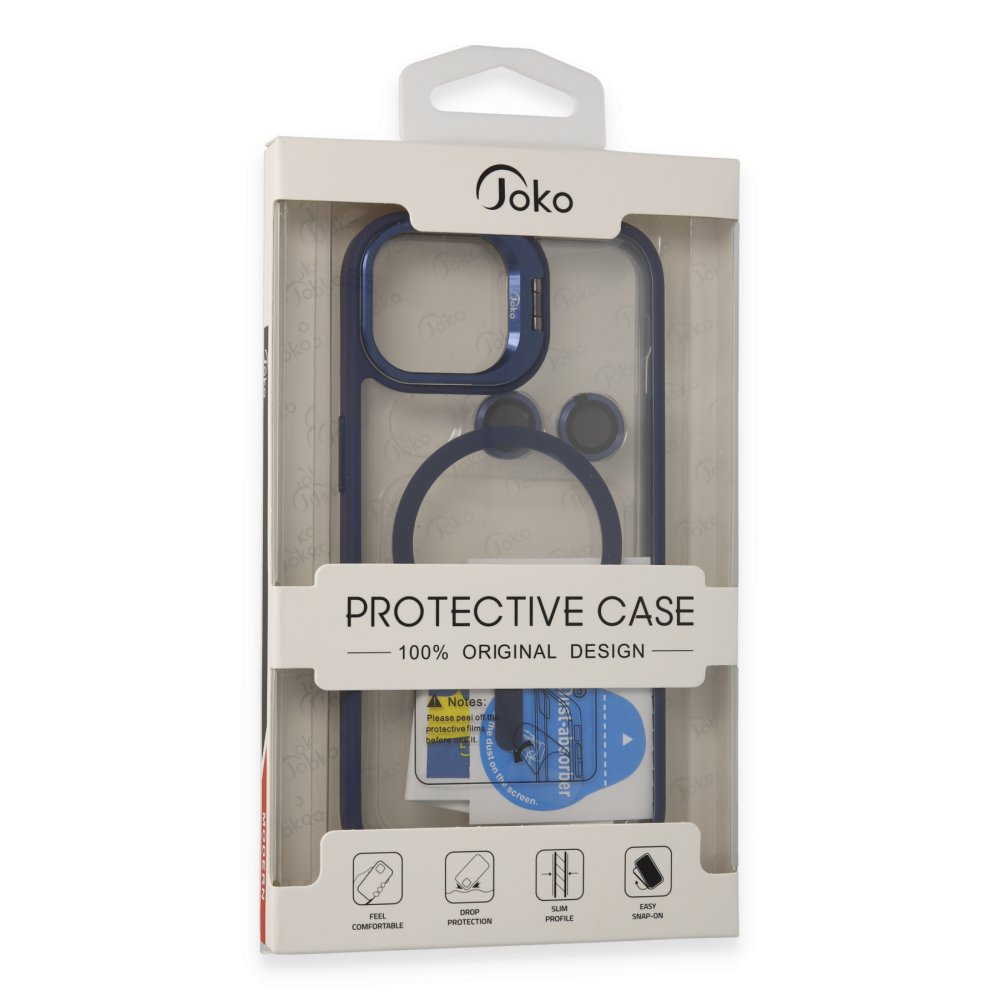 Joko iPhone 15 Kılıf Roblox Lens Magsafe Standlı Kapak - Lila