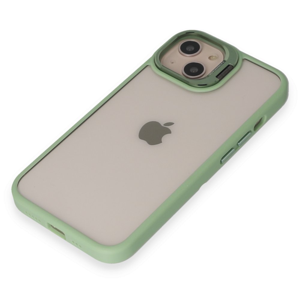 Joko iPhone 15 Kılıf Roblox Lens Standlı Kapak - Yeşil