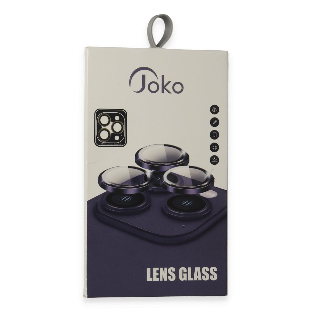 Joko iPhone 15 Plus PVD Metal Kamera Lens - Sarı