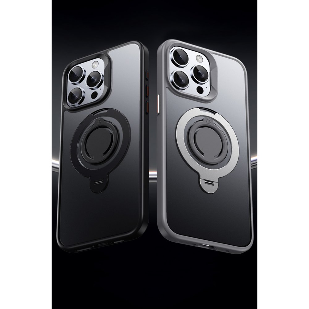 Joko iPhone 15 Pro Avatar 360 Dönen Magsafe Kapak - Lacivert