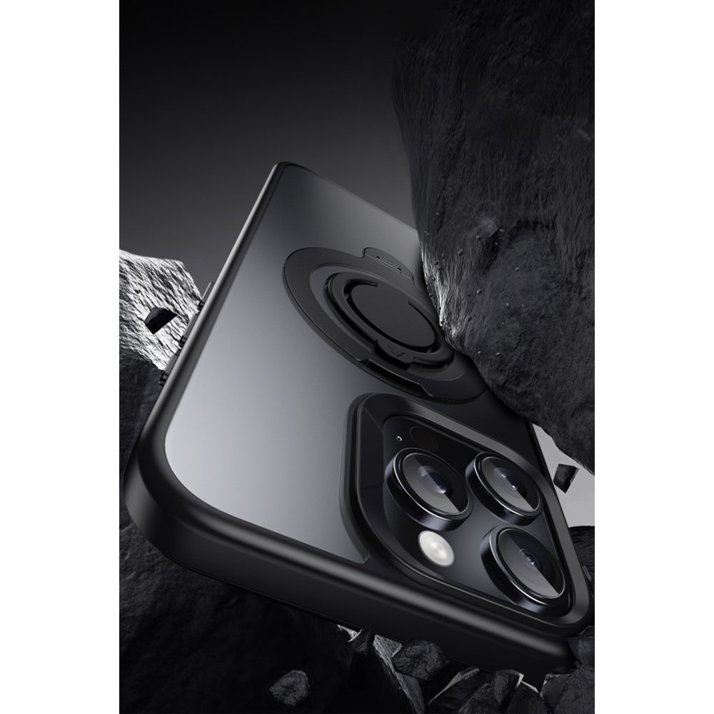 Joko iPhone 15 Pro Avatar 360 Dönen Magsafe Kapak - Lacivert