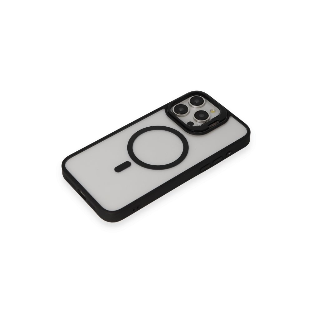 Joko iPhone 15 Pro Kılıf Roblox Lens Magsafe Standlı Kapak - Siyah