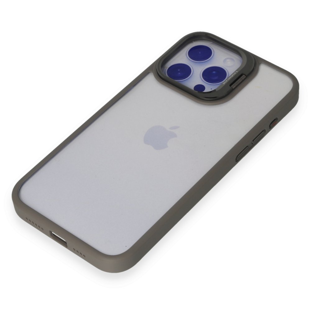 Joko iPhone 15 Pro Kılıf Roblox Lens Standlı Kapak - Titan Gri