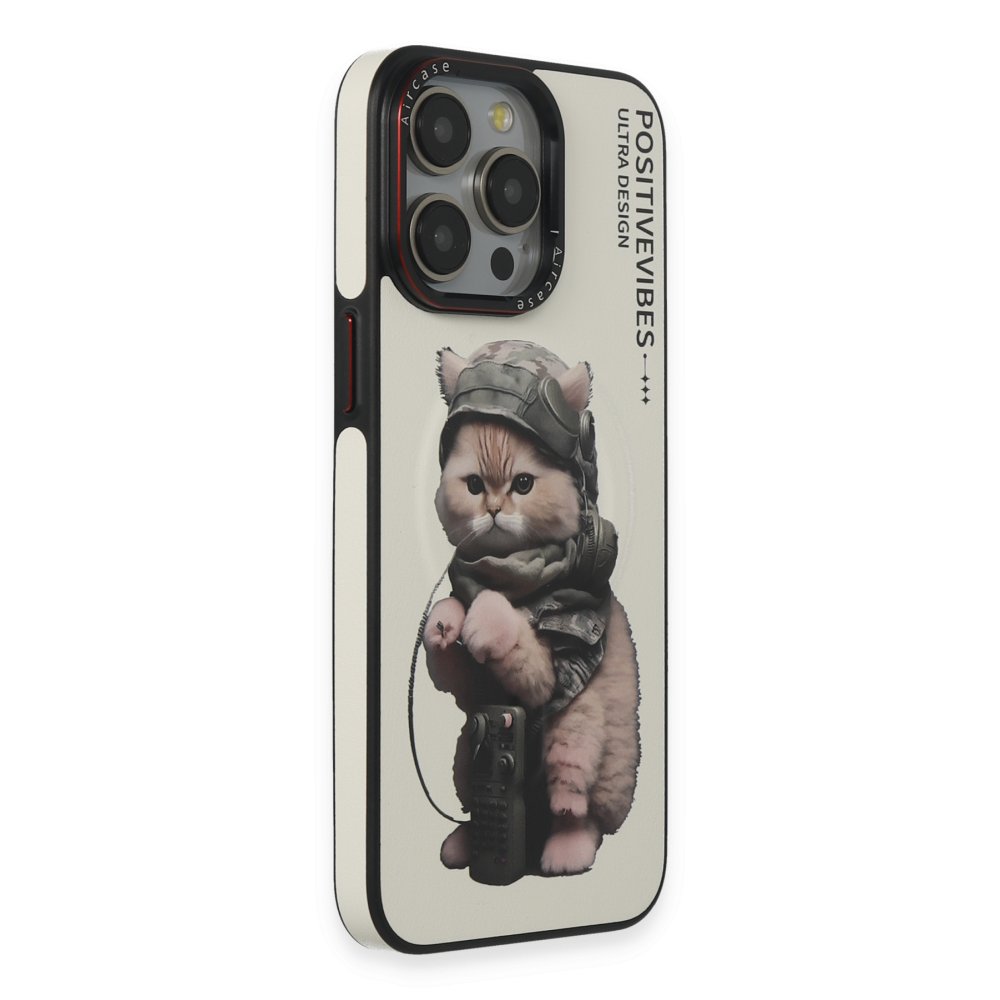 Joko iPhone 15 Pro Max Fun Magsafe Kapak - Beyaz