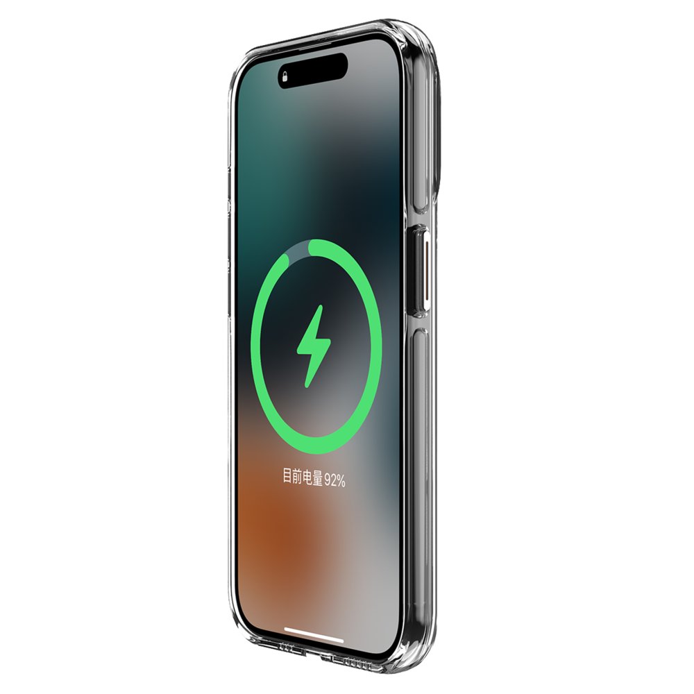 Joko iPhone 15 Pro Max Kılıf Crystal Magsafe Kapak - Şeffaf