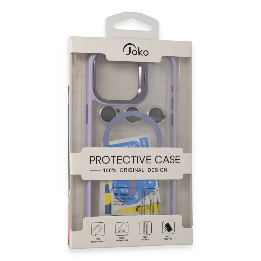 Joko iPhone 15 Pro Max Kılıf Roblox Lens Magsafe Standlı Kapak - Koyu Yeşil