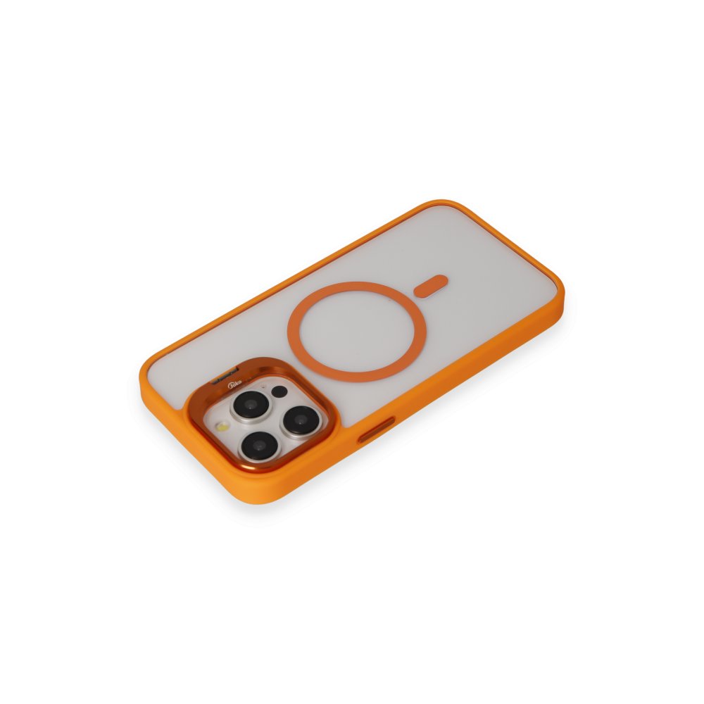 Joko iPhone 15 Pro Max Kılıf Roblox Lens Magsafe Standlı Kapak - Turuncu