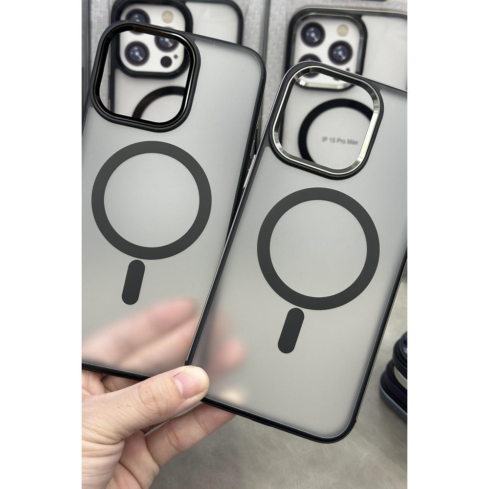 Joko iPhone 15 Pro Max Solid Magsafe Kapak - Titan Gri