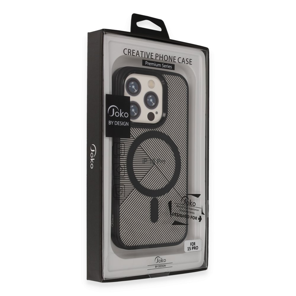 Joko iPhone 15 Pro Max Vito Magsafe Kapak - Titan Gri