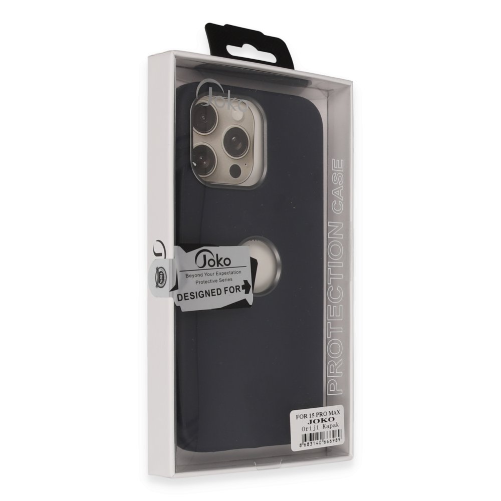 Joko iPhone 15 Pro Oriji Kapak - Lacivert