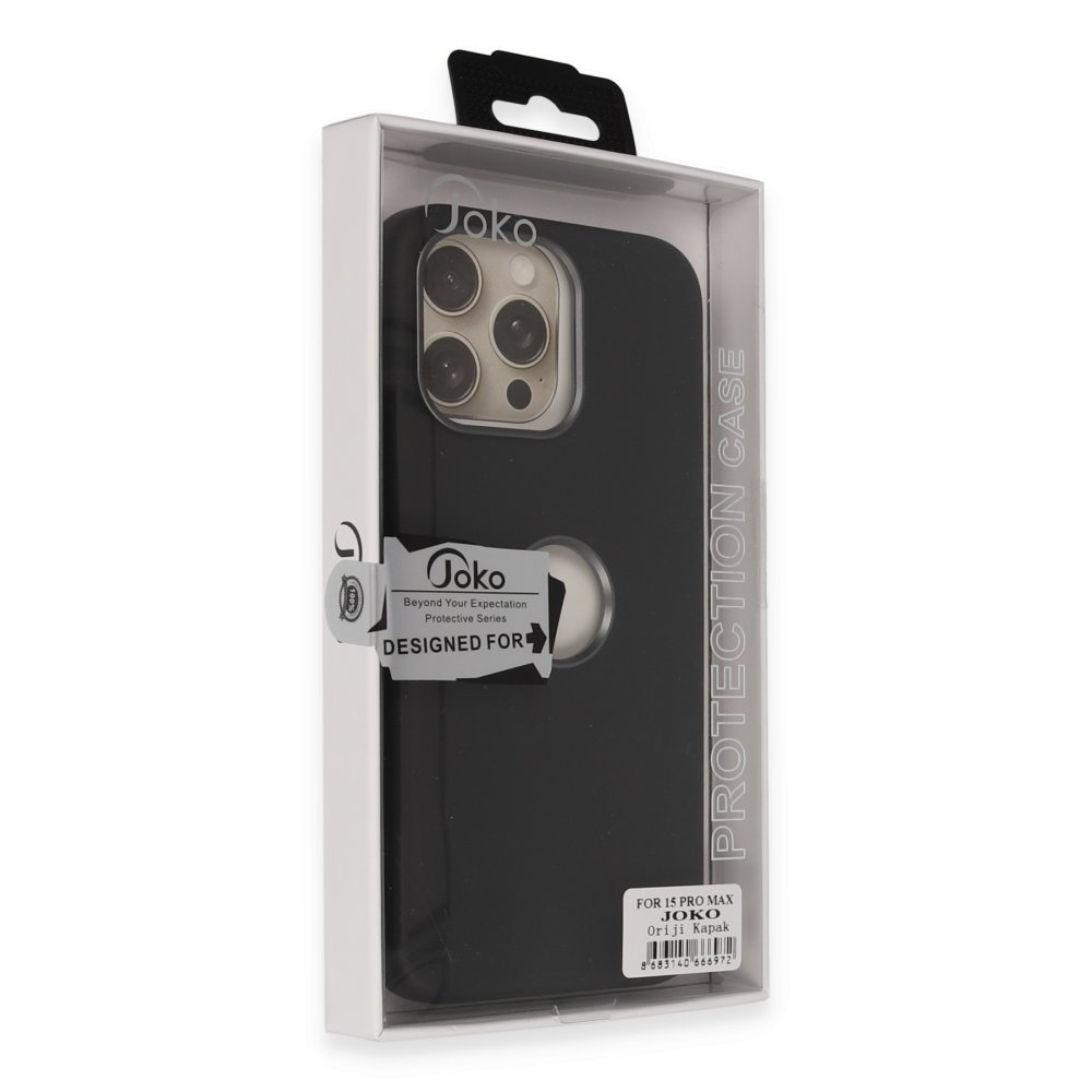 Joko iPhone 15 Pro Oriji Kapak - Siyah